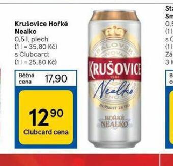 Tesco Krušovice královské hořké nealko nabídka