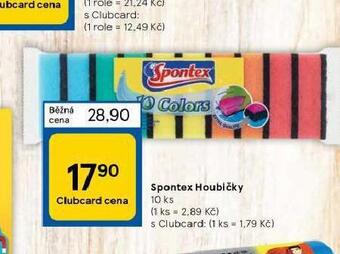 Tesco Spontex houbičky nabídka