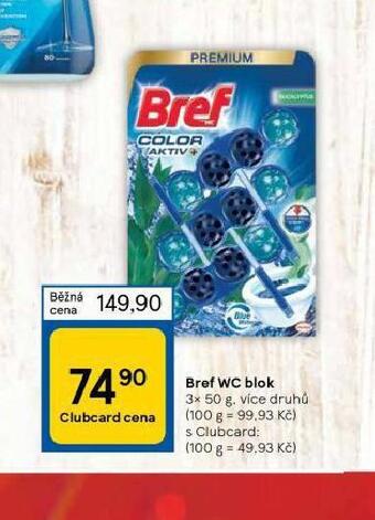 Tesco Bref wc blok nabídka