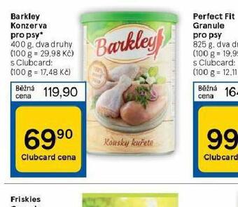 Tesco Barkley konzerva pro psy nabídka