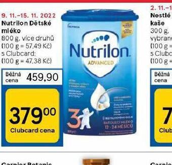 Tesco Nutrilon dětské mléko nabídka