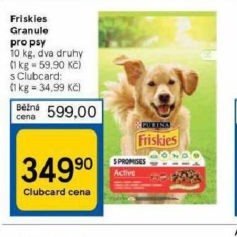 Tesco Friskies granule pro psy nabídka