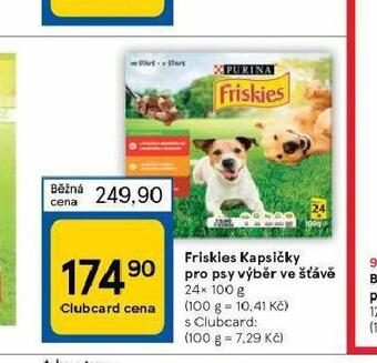 Tesco Friskies kapsičky pro psy nabídka