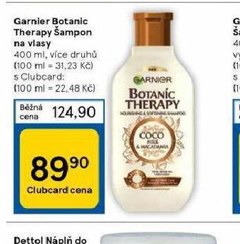 Tesco Garnier botanic therapy šampon nabídka