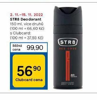 Tesco Str8 deodorant nabídka