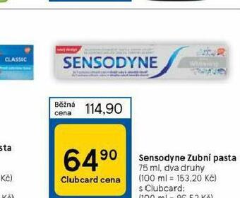 Tesco Sensodyne zubní pasta nabídka