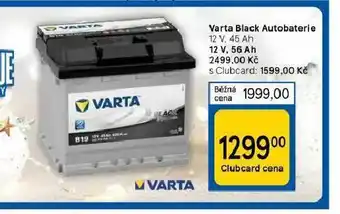 Tesco Varta black autobaterie 56 ah nabídka