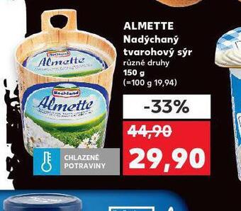 Kaufland Almette nadýchaný tvarohový sýr nabídka