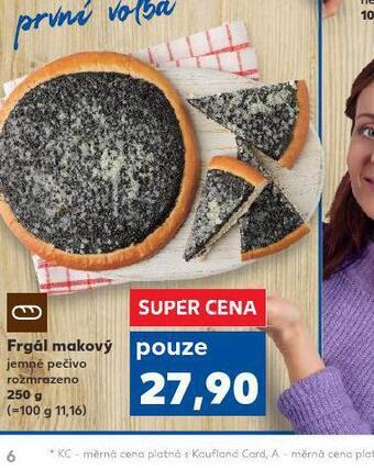 Kaufland Frgál makový nabídka