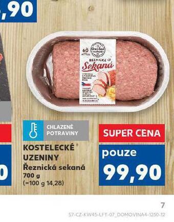 Kaufland Řeznická sekaná nabídka