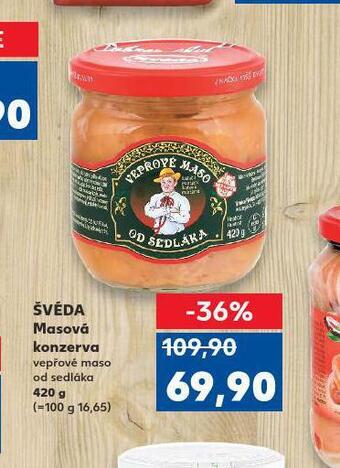 Kaufland Švéda masová konzerva nabídka