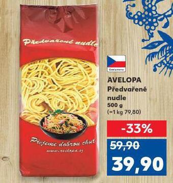 Kaufland Avelopa předvařené nudle nabídka