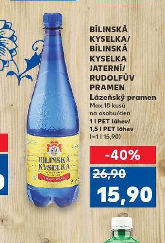 Kaufland Bílinská kyselka nabídka