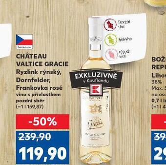 Kaufland Chateau valtice gracie nabídka