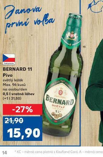 Kaufland Pivo bernard 11 nabídka