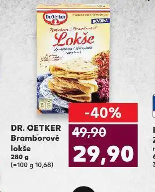 Kaufland Dr. oetker bramborové lokše nabídka
