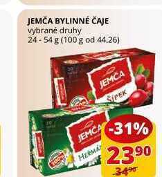 Flop Jemča bylinné čaje vybrané druhy 24-54 g nabídka