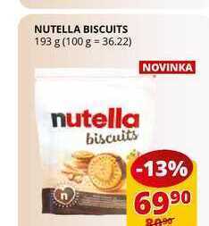 Flop Nutella biscuits 193 g nabídka