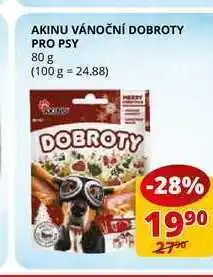 Flop Akinu vánoční dobroty pro psy 80 g nabídka