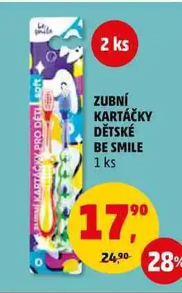Penny Market Zubní kartáčky dětské be smile, 1 ks nabídka
