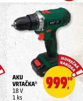 Penny Market Aku vrtačka 18 v, 1 ks nabídka