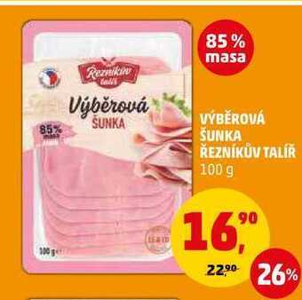 Penny Market Výběrová šunka řezníkův talíř, 100 g nabídka