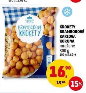 Penny Market Krokety bramborové karlova koruna, 300 g nabídka