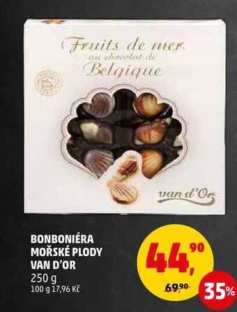 Penny Market Bonboniéra mořské plody van d'or, 250 g nabídka