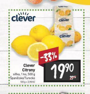 Billa Citrony nabídka