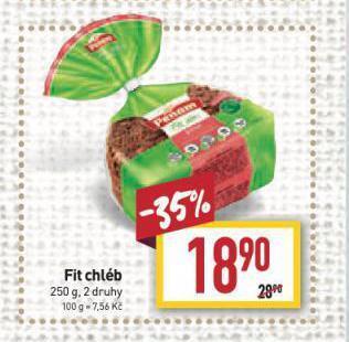 Billa Fit chléb nabídka