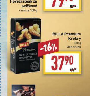 Billa Krekry nabídka