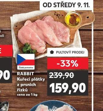 Kaufland Kuřecí plátky z prsních řízků nabídka