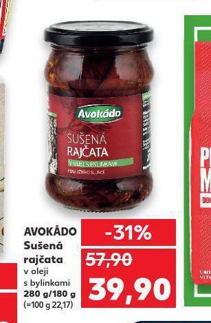 Kaufland Avokádo sušená rajčata nabídka