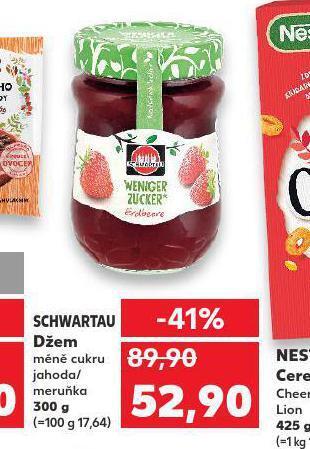 Kaufland Schwartau džem nabídka