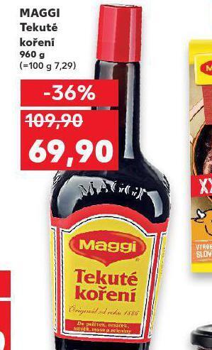 Kaufland Maggi tekuté koření nabídka