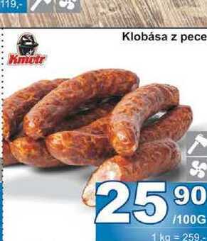 Jip Kmotr klobása z pece 100g nabídka