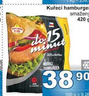 Jip Kuřecí hamburger smaženy 420 g nabídka