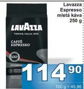 Lavazza espresso mletá káva 250 g