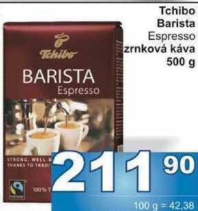 Jip Tchibo barista espresso zrnková káva 500 g nabídka