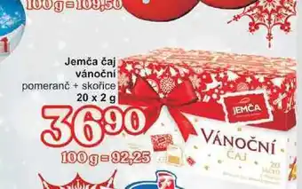 Jip Jemča čaj vánoční pomeranč + skořice 20 x 2 g nabídka