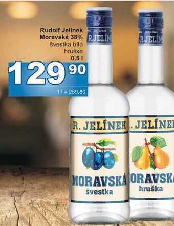 Jip Rudolf jelínek moravská 38% 0,5l nabídka