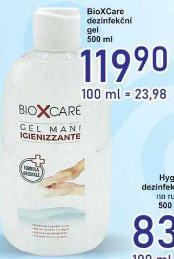 Jip Bioxcare dezinfekční gel 500 ml nabídka