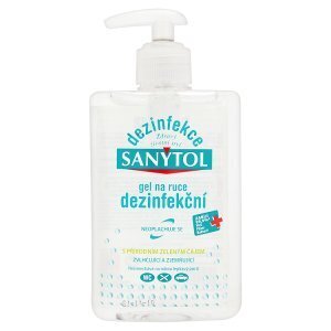 Jip Sanytol dezinfekční gel na ruce s přírodním zeleným čajem 250ml nabídka