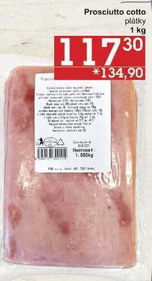 Jip Prosciutto cotto plátky, 1 kg nabídka