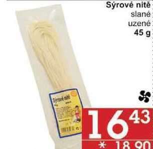 Sýrové nitě slané, 45 g