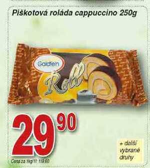 Hruška Goldfein piškotová roláda cappuccino 250g nabídka