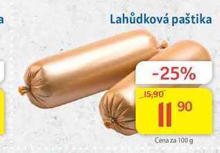 Kubík potraviny Lahůdková paštika 100 g nabídka
