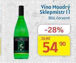 Kubík potraviny Vinacz moudrý sklepmistr víno 1l nabídka