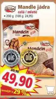 Norma Mandle jádra 200 g nabídka