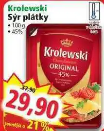 Norma Krolewski sýr plátky 100 g nabídka